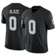 Limited Black Men's Delmar Glaze Las Vegas Raiders Vapor F.U.S.E. Jersey