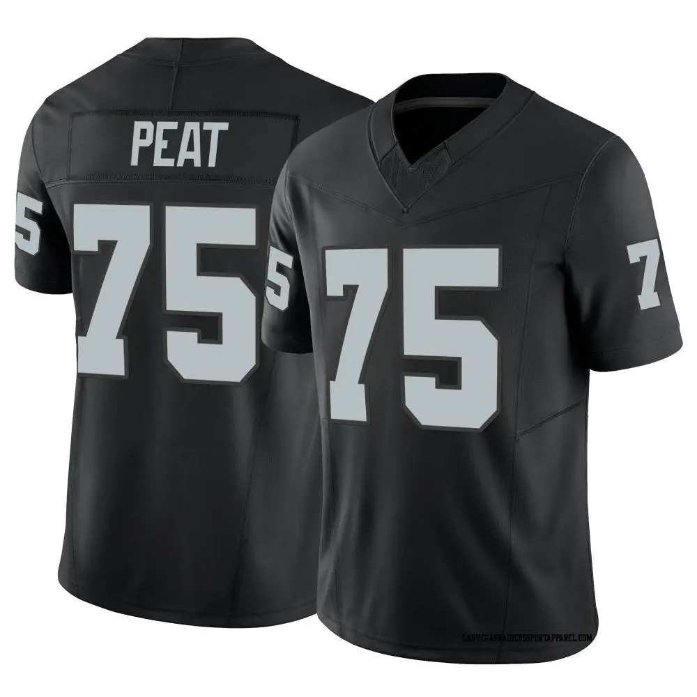 Limited Black Youth Andrus Peat Las Vegas Raiders Vapor F.U.S.E. Jersey