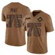 Limited Brown Youth Andrus Peat Las Vegas Raiders 2023 Salute To Service Jersey