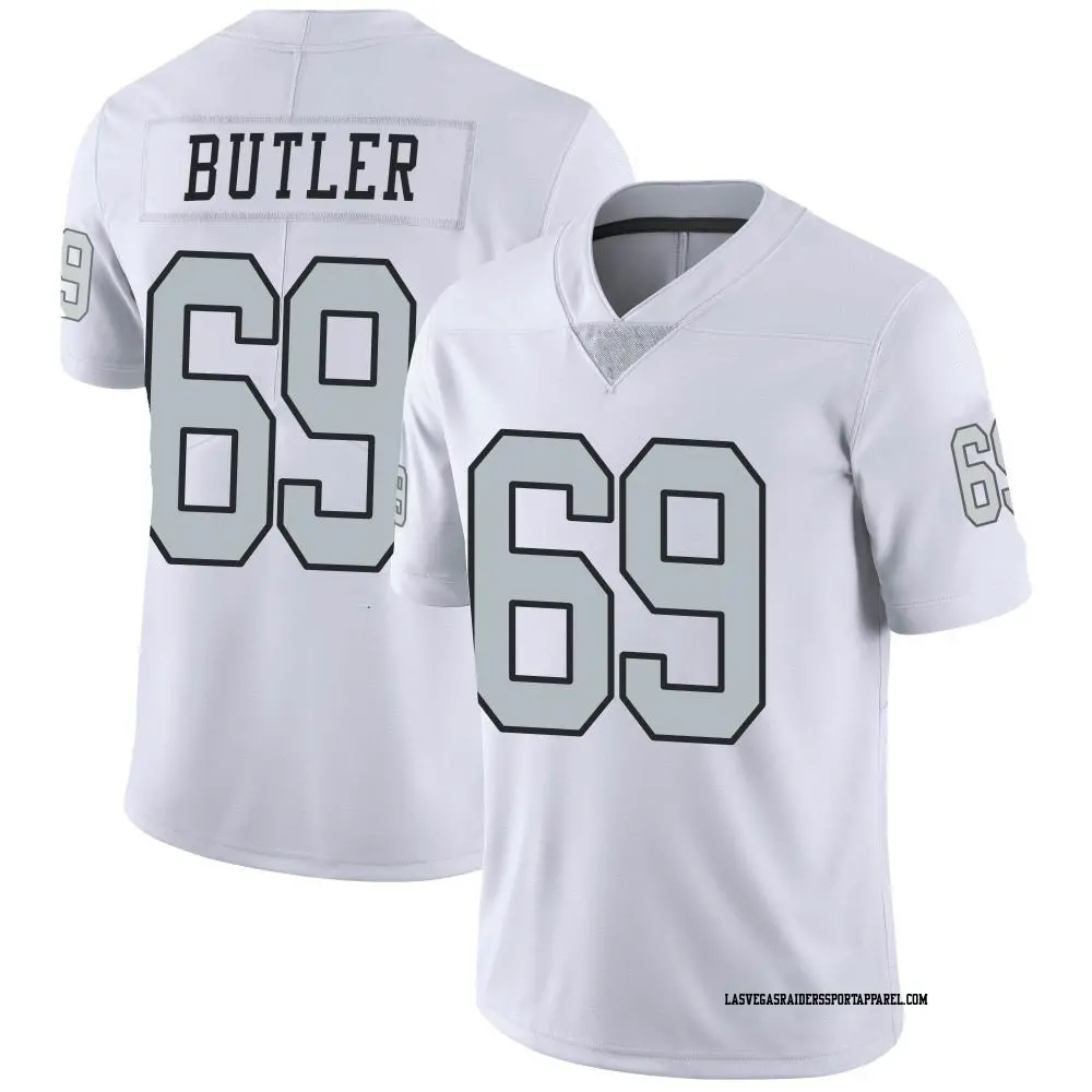 Limited White Men's Adam Butler Las Vegas Raiders Color Rush Jersey