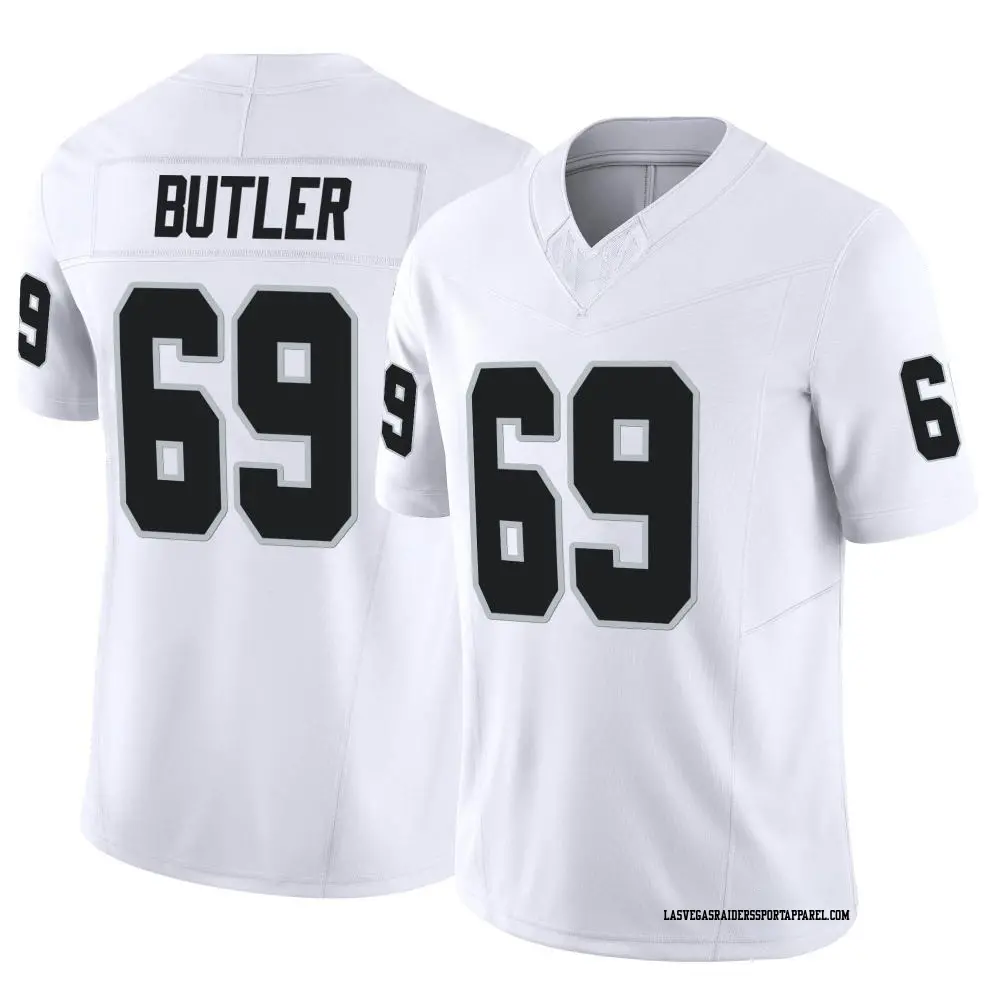 Limited White Men's Adam Butler Las Vegas Raiders Vapor F.U.S.E. Jersey