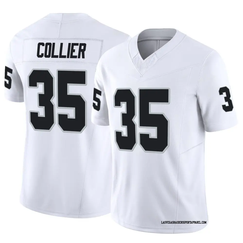 Limited White Men's Chris Collier Las Vegas Raiders Vapor F.U.S.E. Jersey