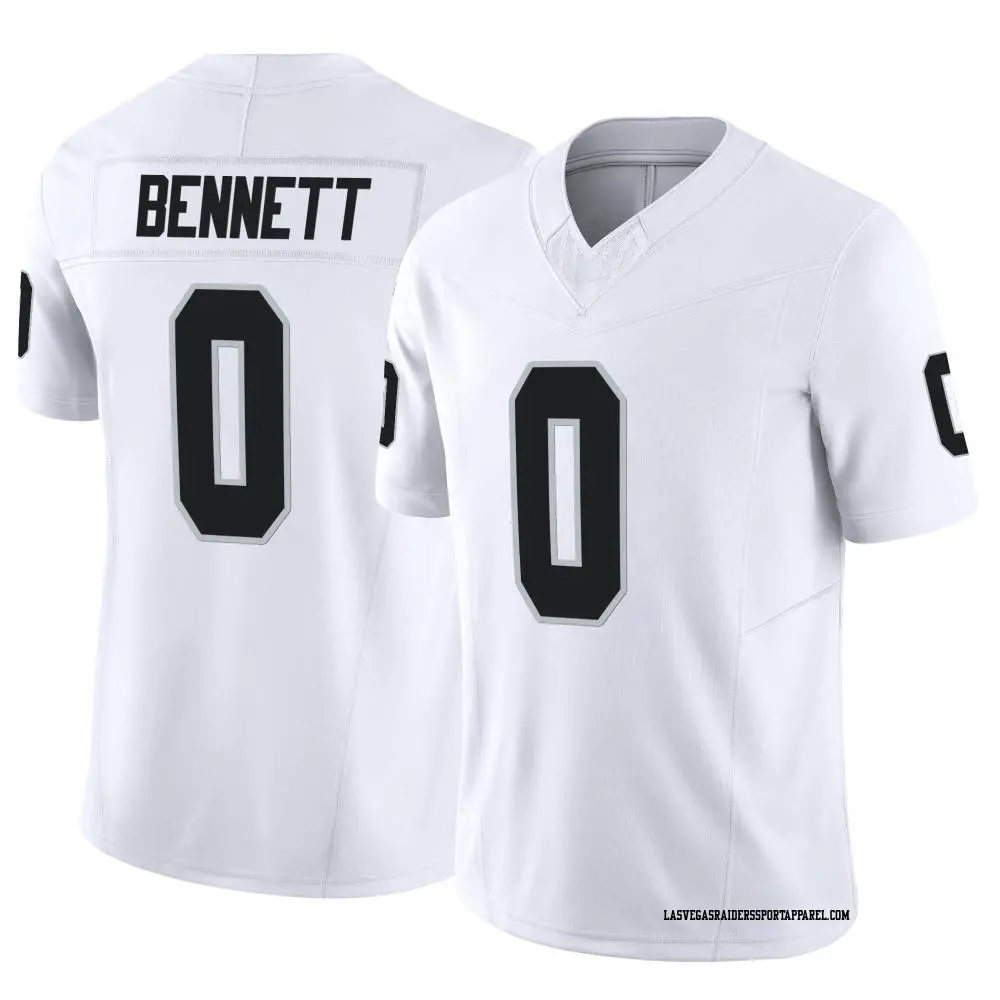Limited White Youth Jakorian Bennett Las Vegas Raiders Vapor F.U.S.E. Jersey